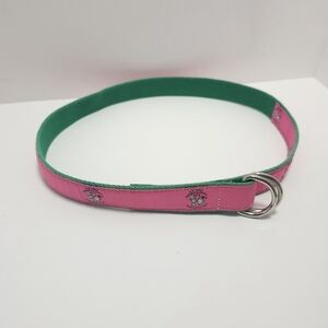 YRI Golf Belt Pinehurst Championship 2014 Size S Pink Green